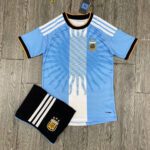 Bộ Quần Áo Bóng Đá Đội Tuyển Argentina Kỉ Niệm MESSI 2026 Vải Thái messi
