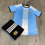 Bộ Quần Áo Bóng Đá Đội Tuyển Argentina Kỉ Niệm MESSI 2026 Vải Thái messi