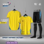 Bộ Quần Áo Bóng Đá VEX CV Sport Nam Nữ Vải C-Airmax xanh cổ vịt