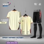 Bộ Quần Áo Bóng Đá VEX CV Sport Nam Nữ Vải C-Airmax xanh cổ vịt