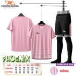 Bộ quần áo bóng Hoang Dung Sport Phoenix rêu
