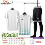 Bộ quần áo bóng Hoang Dung Sport Phoenix rêu