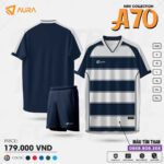 Bộ quần áo bóng đá Aura A70 chính hãng vải mềm màu đỏ
