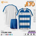 Bộ quần áo bóng đá Aura A70 chính hãng vải mềm màu đỏ
