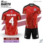 Bộ quần áo bóng đá Barito Amac Chính Hãng tím