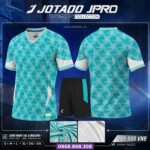 Bộ quần áo bóng đá Jotado Jpro chính hãng xanh ngọc