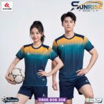 Bộ quần áo bóng đá Kotomi Sunrise 12 chính hãng cổ tròn nhiều màu blue