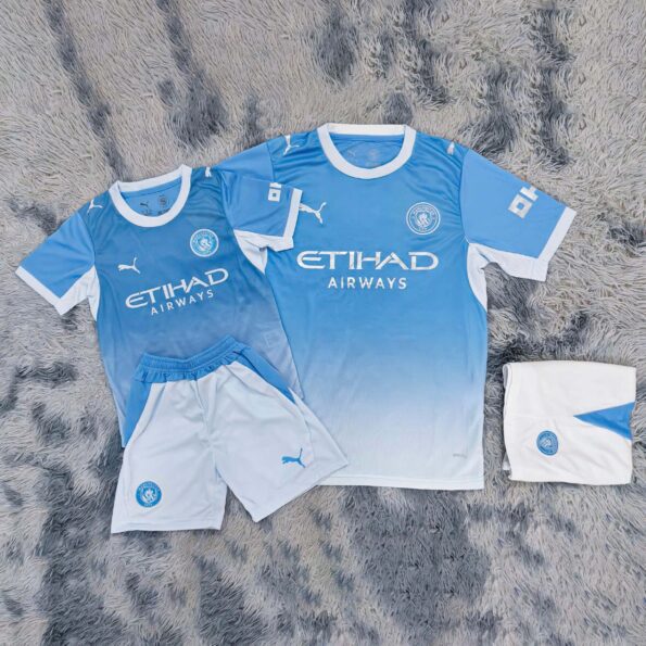 Bộ quần áo bóng đá Manchester City 2026 sân nhà danh da trời