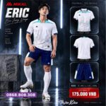 Bộ quần áo bóng đá Mikal Eric 3d cam
