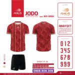Bộ quần áo bóng đá thiết kế Aika jodo nhiều màu đỏ