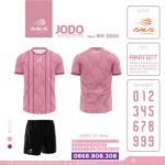 Bộ quần áo bóng đá thiết kế Aika jodo nhiều màu đỏ