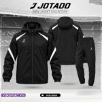 Đồng phục bộ quần áo gió jotado chính hãng đỏ vàng