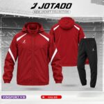 Đồng phục bộ quần áo gió jotado chính hãng đỏ vàng