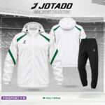 Đồng phục bộ quần áo gió jotado chính hãng đỏ vàng