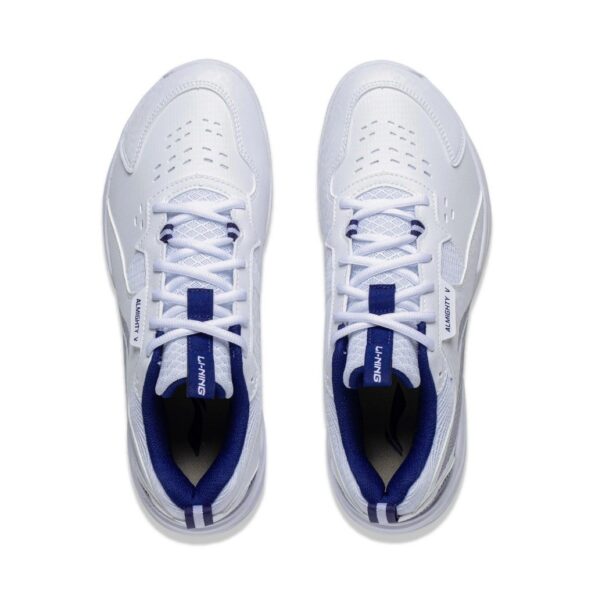 Giày Li-Ning Almighty V Cầu Lông Pickleball Nam P-AYTT001-3V trắng xanh (1)