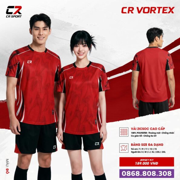 Product-04-Áo Bóng Đá CR Vortex – Thoáng Khí, Co Giãn Linh Hoạt - CR Sport
