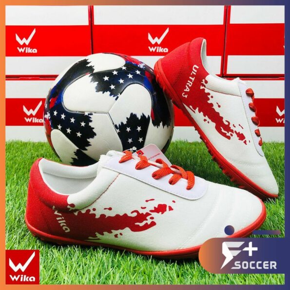 Giày đá bóng chính hãng wika ultra 3 đỏ - Fplus soccer