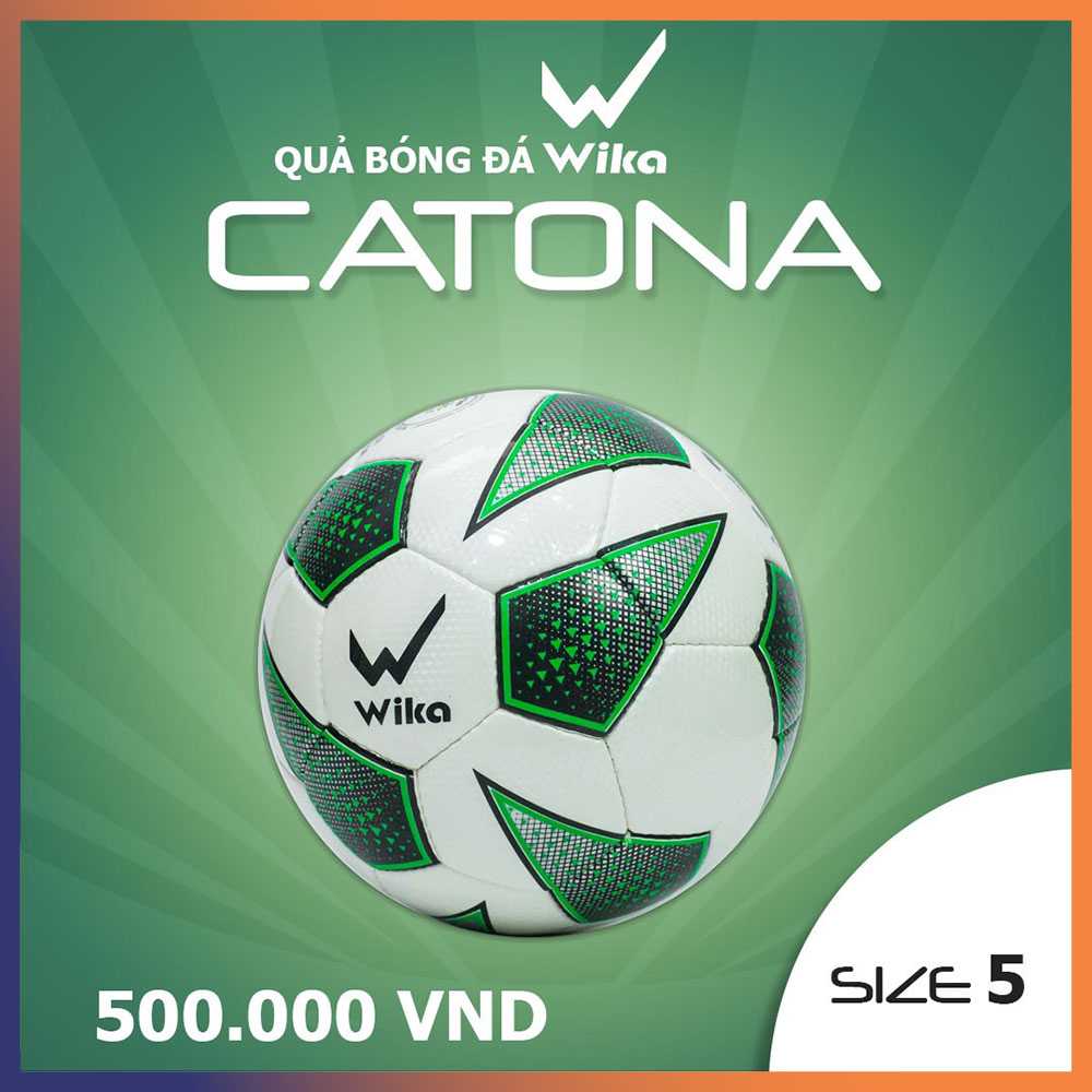 Mua bóng đá chính hãng wika cotana xanh size số 5 giá rẻ , banh đá sân nhân tạo chuyên nghiệp chuẩn fifa sân 11 người tại hà nội