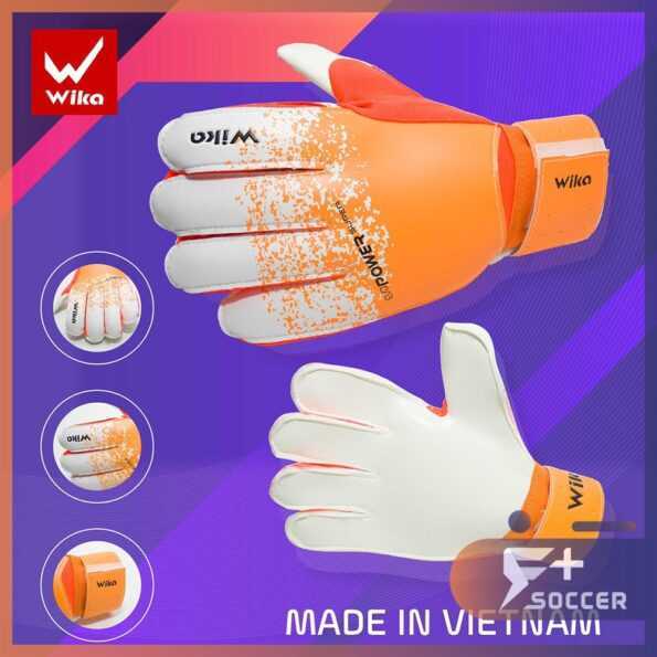 Găng bao tay thủ môn không xương bán cao cấp chính hãng Wika Việt Nam cam