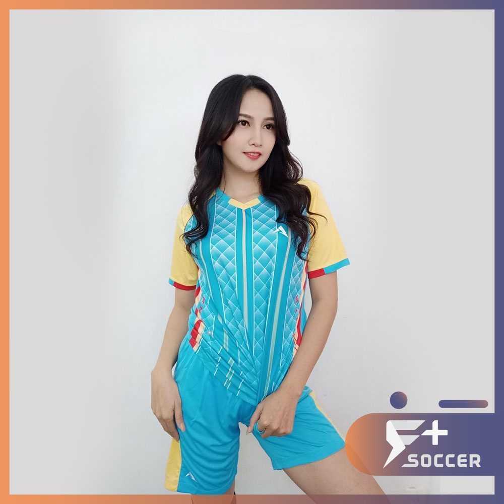 Bộ quần áo bóng đá Zeus Nam Nữ chính hãng Kaiwinsport xanh lơ ngọc