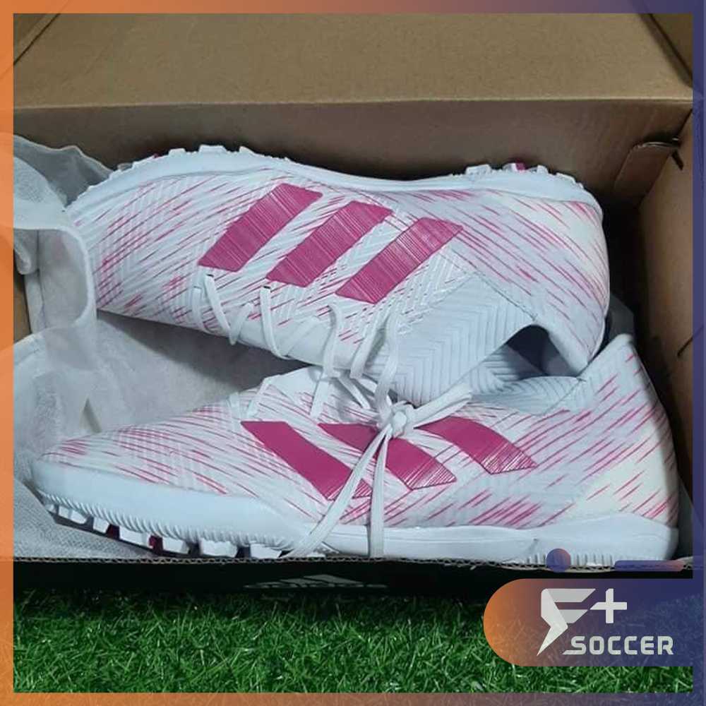 Giày đá bóng sân cỏ nhân tạo Adidas Nemeziz 18.1 FG Trắng vạch hồng 1