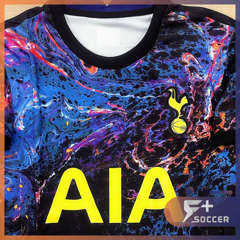 Bộ quần Áo Tottenham Hotspur Màu Galaxy tím aia vàng hàng xịn mới nhất