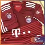 Bộ quần áo đấu clb Bayern Munich hay Munchen đỏ kẻ ngang đậm mới nhất siêu đẹp 1
