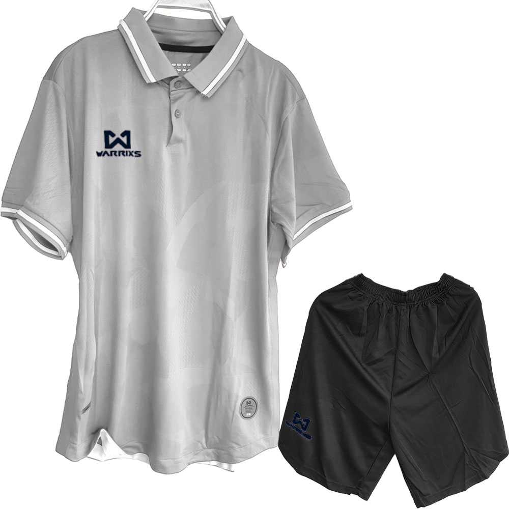 Bộ quần áo polo thể thao acrra warrix super fex thái lan phù hợp làm áo đội áo team lớp đồng phục công ty màu xanh biển