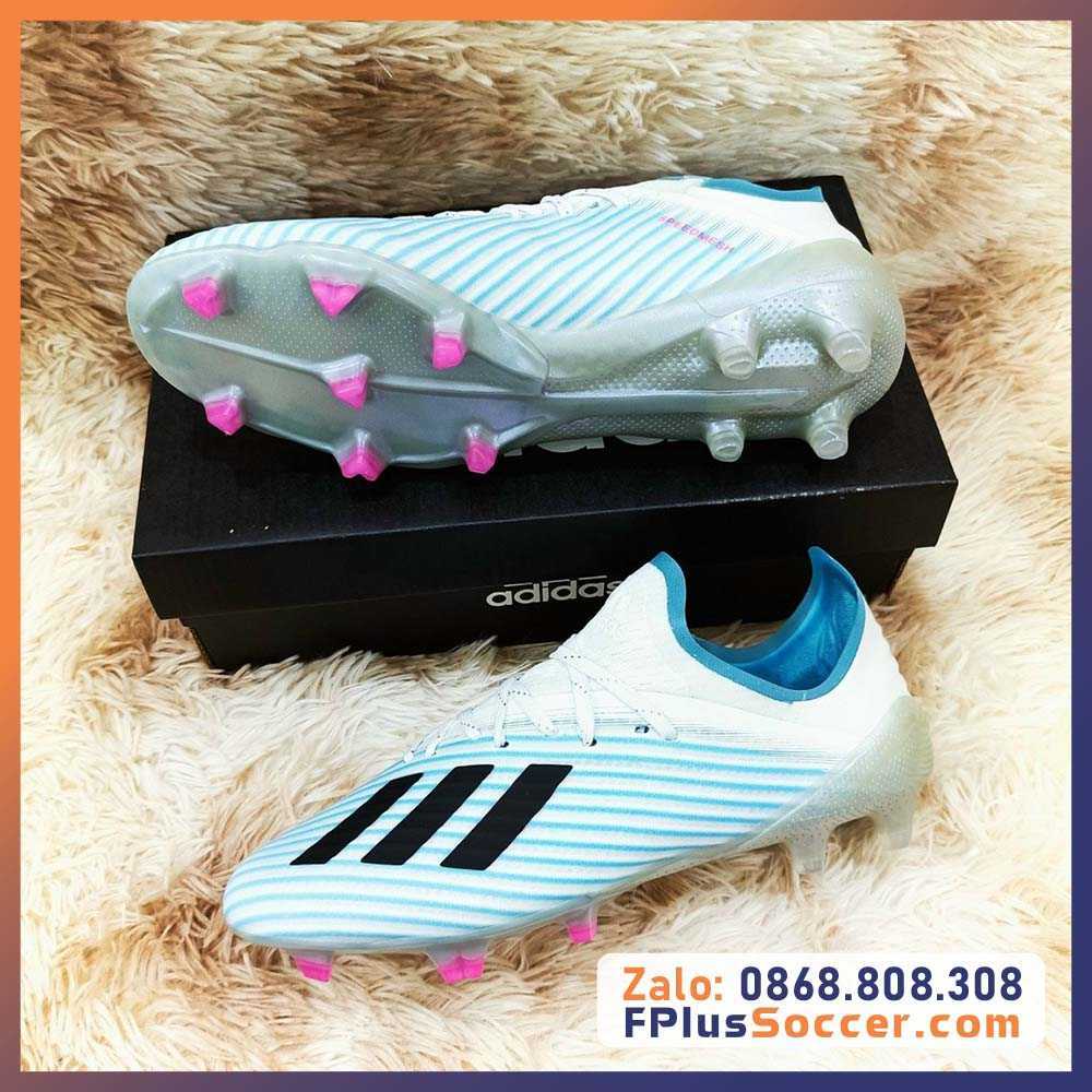 giày đá bóng giầy bóng đá adidas x19.1 đinh cao fg màu hồng cao cấp tại hà nội