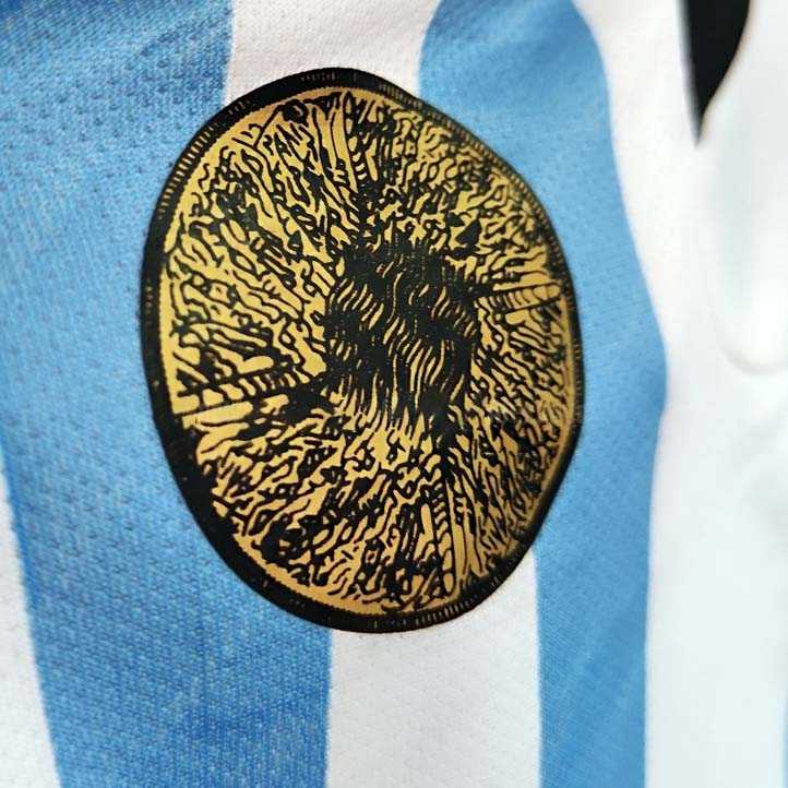 Bộ quần áo đá bóng đội tuyển Argentina jersey 2023 sân nhà xanh trắng 20-23 1