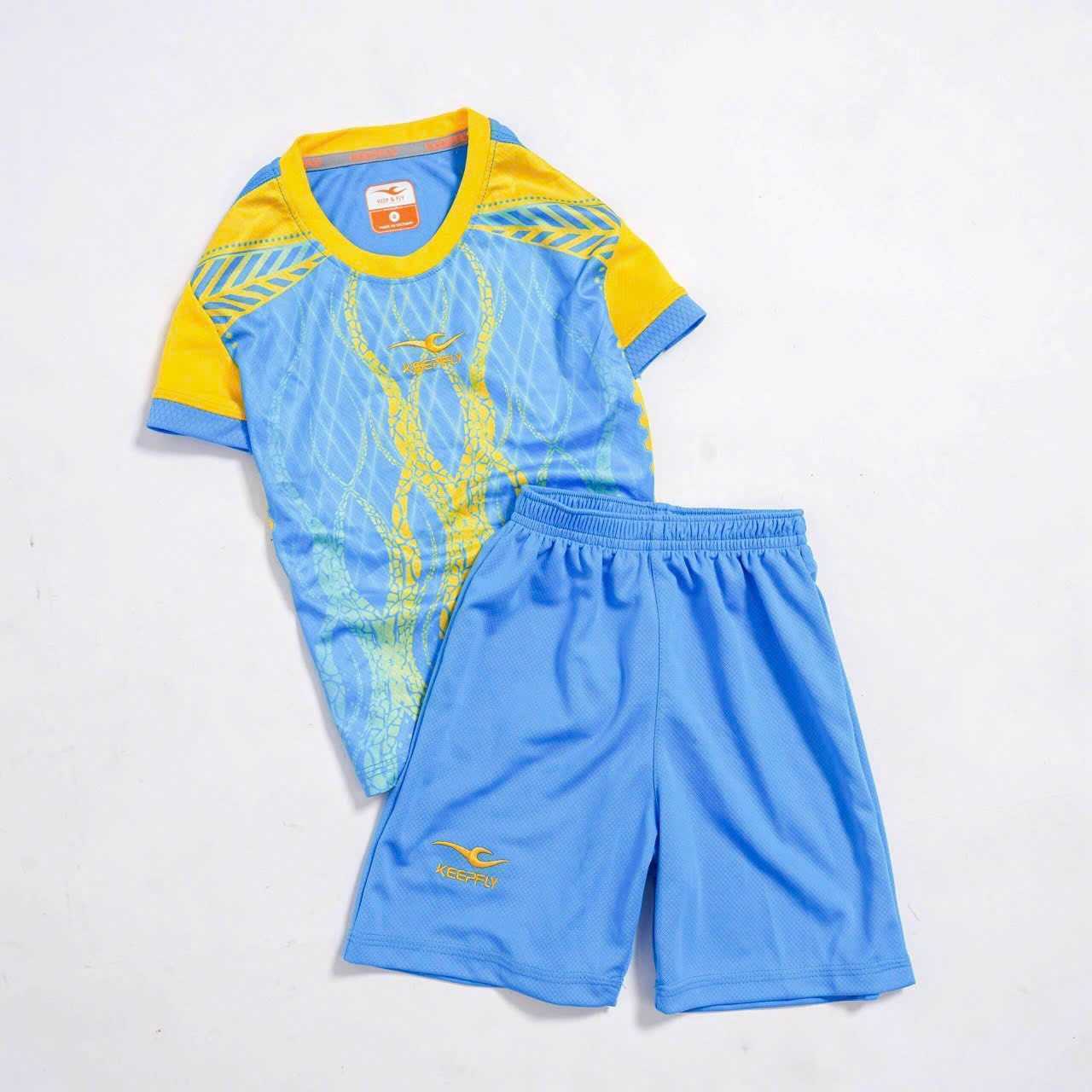 Bộ quần áo thể thao đồng phục bóng đá trẻ em size nhỏ cho bé chính hãng keep & fly việt nam nhiều màu 2