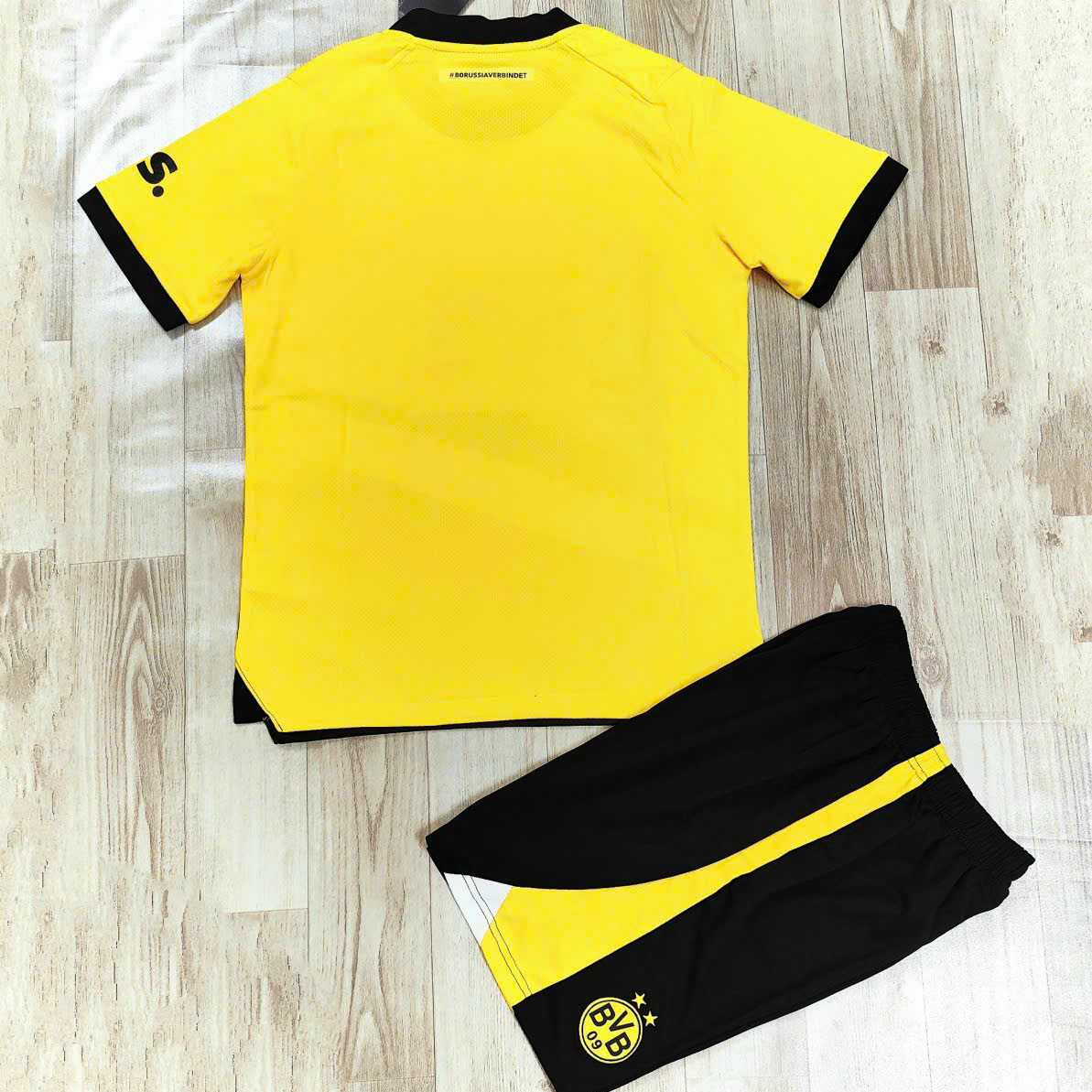 Bộ quần áo đá banh clb bóng đá Borussia Dortmund BVB 09 jersey 2324 logo thêu vải thái năm 2023 2024 1