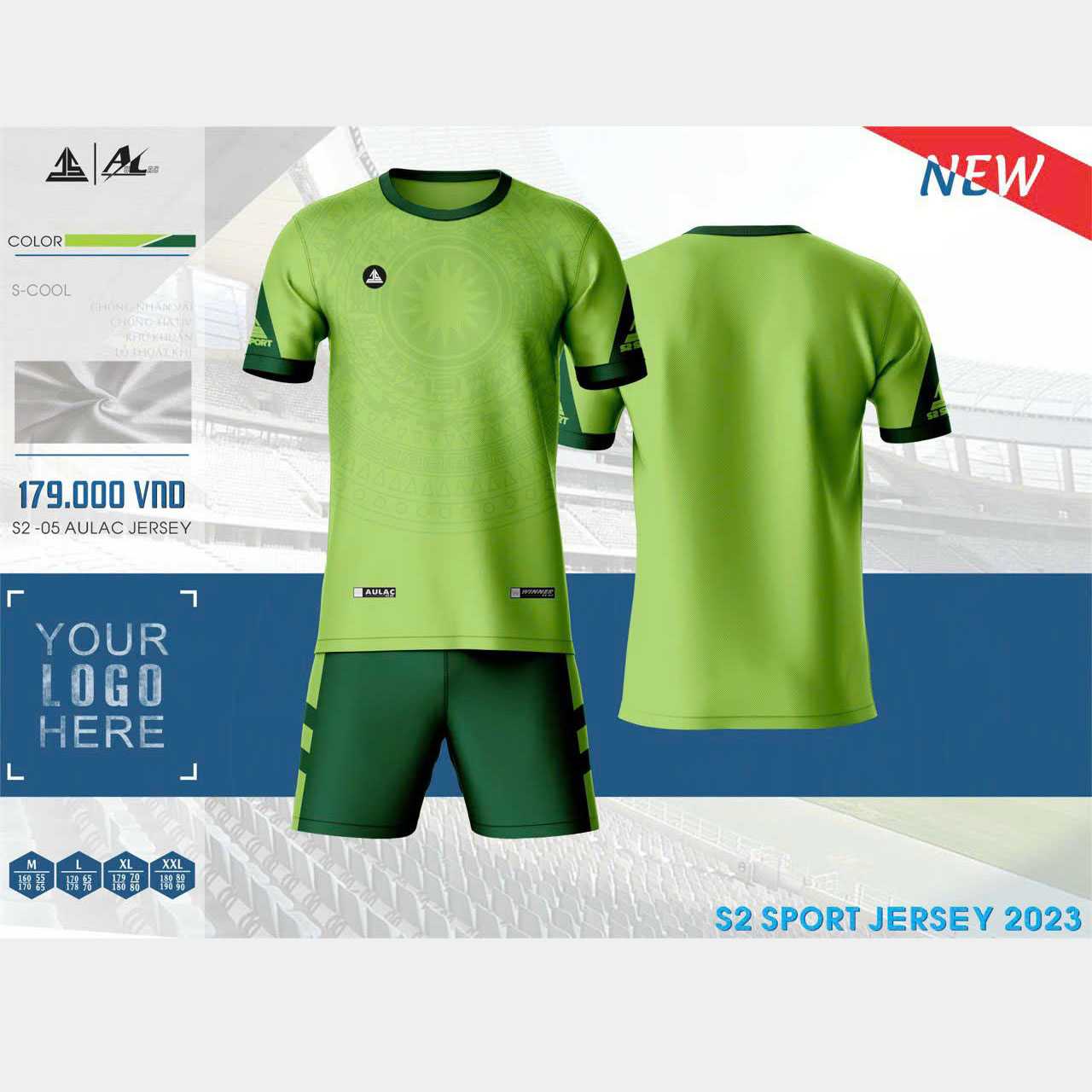 Bộ quần áo bóng đá phủi thiết kế áo đá banh hoạ tiết trống đồng âu lạc chính hãng S2 Sport nhiều màu 1