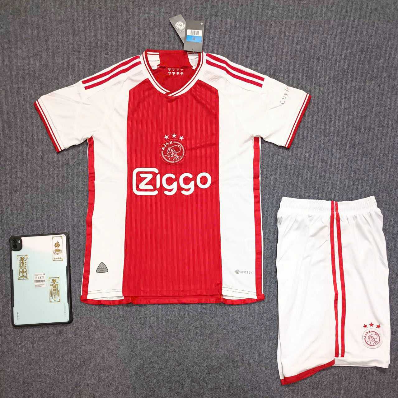 Bộ quần áo đá banh clb bóng đá Ziggo Ajax 23 24 Amsterdam Home màu đỏ trắng sân nhà 2023 2024 1