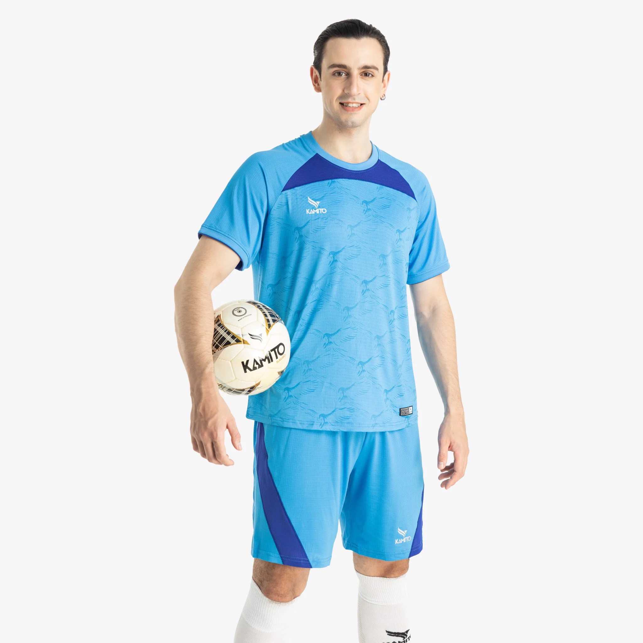 Bộ quần áo đá banh mẫu phủi bóng đá EAGLES chính hãng kamito nhiều màu xanh rêu