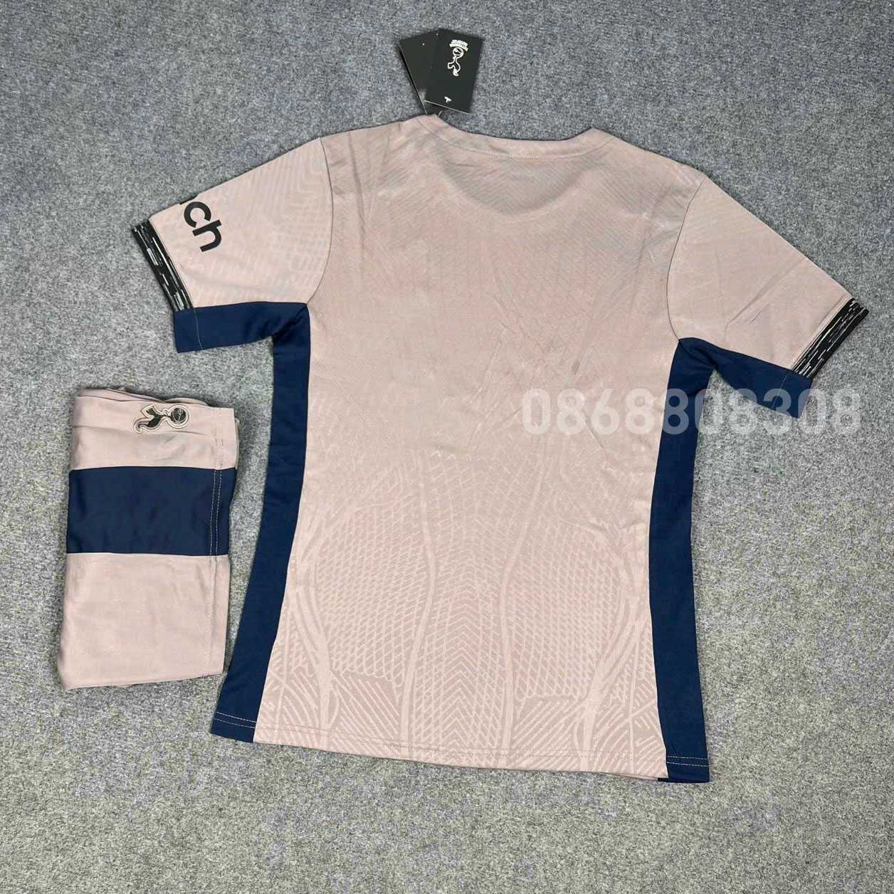 Bộ quần áo thể thao bóng đá Tottenham Hotspur AIA 2324 Third màu nâu mẫu sân thứ 3 mùa 2023 2024 1