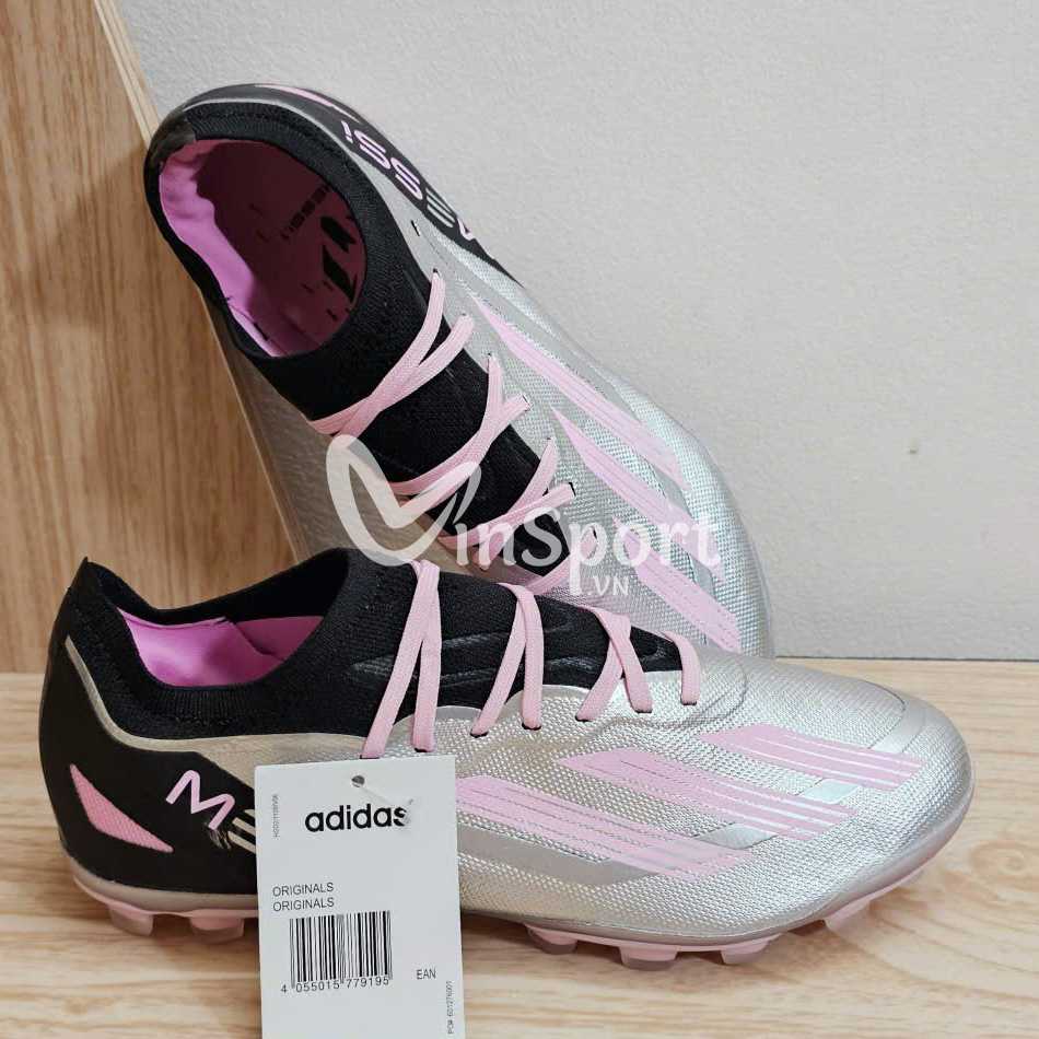 Giày đá bóng Adidas X Crazyfast Messi 10 .3 AG sân cỏ nhân tạo màu tím đen xám 1