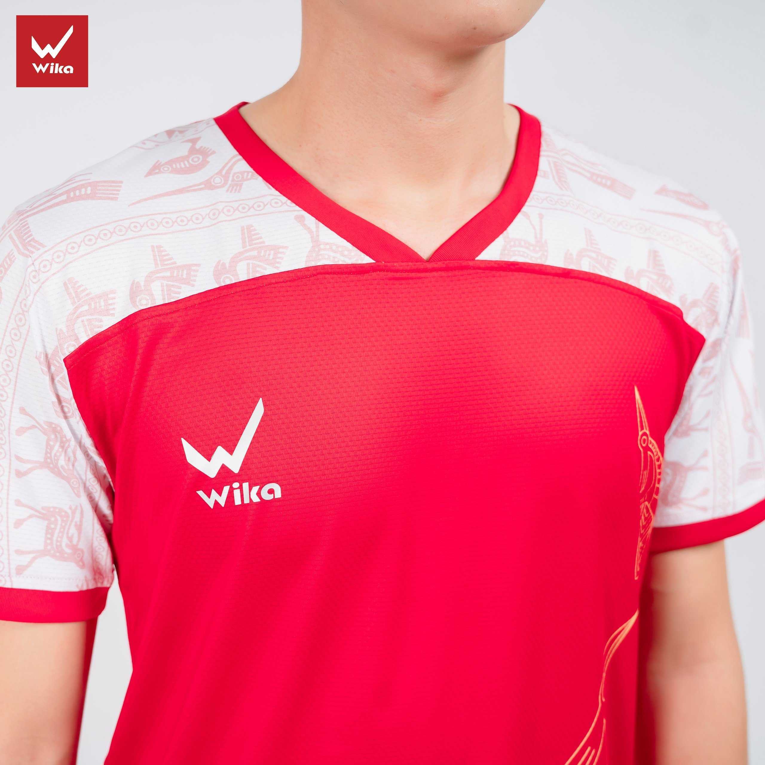 Bộ quần áo thể thao bóng đá thi đấu đội sân 7 S7 Việt Nam – BST chính hãng WIKA Đông Sơn mới năm 2024 nhiều màu trắng 1