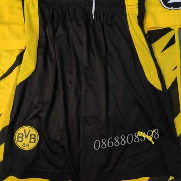 Bộ quần áo đá banh bóng đá BVB Borussia dortmund 1&1 logo thêu jersey 2020 2022 màu vàng 6