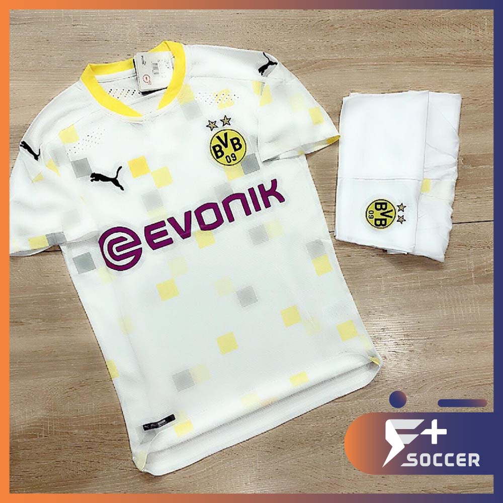 Super-k Bộ quần áo bóng đá CLB Borussia Dortmund (BVB trắng), sân khách 2020 - 2021 avatar
