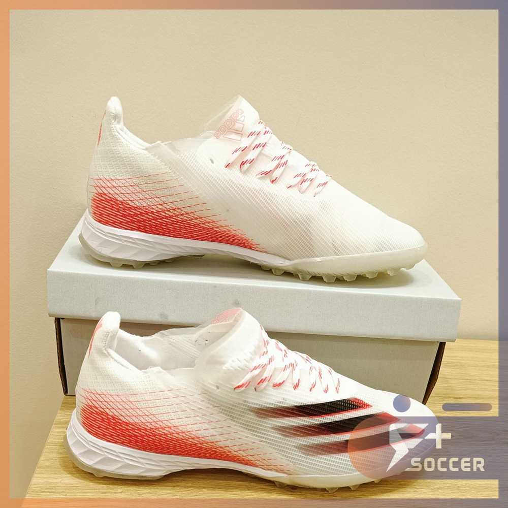 Giày đá bóng sân cỏ nhân tạo adidas X Ghosted mới nhất màu trắng đỏ 3