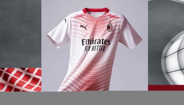 áo đấu ac milan trắng đỏ mới 2020-2021 đến từ puma 1