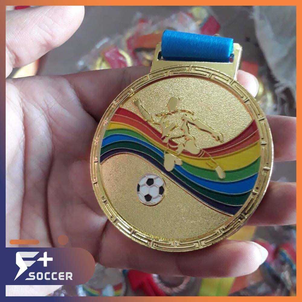 Huy chương bóng đá banh trao giải vàng bạc đồng cao cấp v2