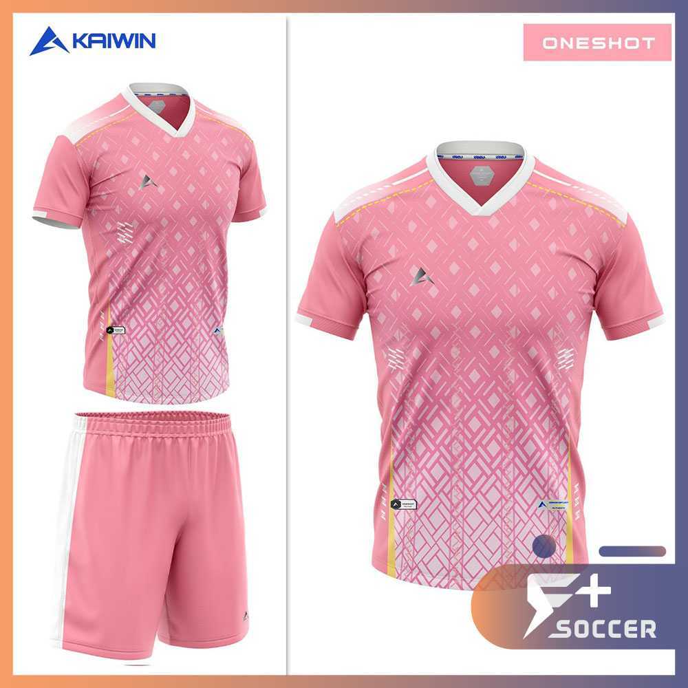 Bộ quần áo bóng đá áo thể thao OneShot chính hãng kaiwin sport việt nam xanh cỏ