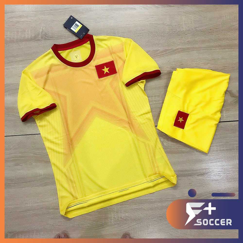 Bộ quần áo bóng đá thủ môn vàng đội tuyển việt nam mùa giải 2021 2022 hàng super fex cao cấp