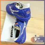 Giày đá bóng sân cỏ nhân tạo Mizuno Morelia Neo III Pro AS hàng không chính hãng màu xanh 0