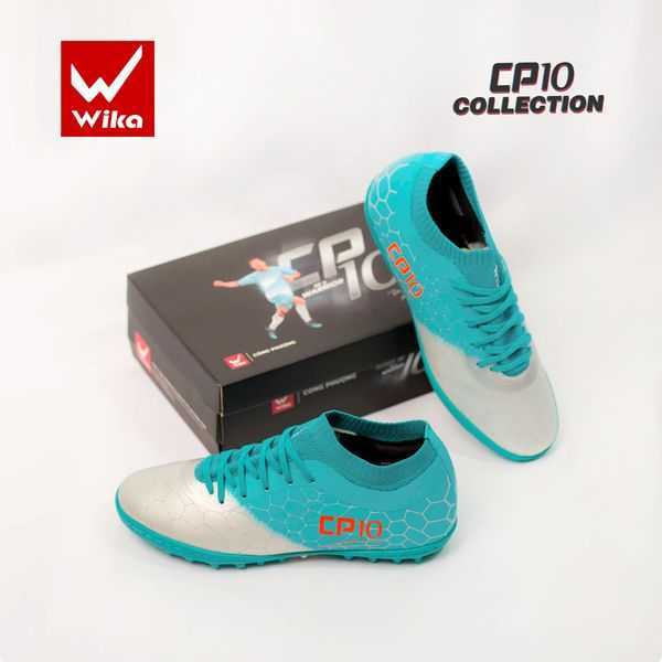 Giày đá bóng Wika CP10 Công Phượng chính hãng màu xanh ngọc 1
