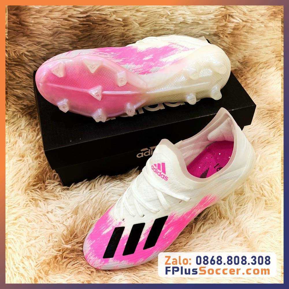 giày đá bóng giầy bóng đá adidas x19.1 đinh cao fg màu hồng cao cấp tại hà nội
