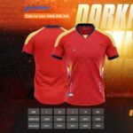 Bộ quần áo đá bóng Kaiwin Invincible Darkness mới chính hãng giá rẻ vải sợi mè nhiều màu đỏ 2